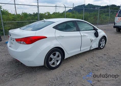 2013 Hyundai Elantra Gls from USA, damaged, VIN 5NPDH4AE3DH434191